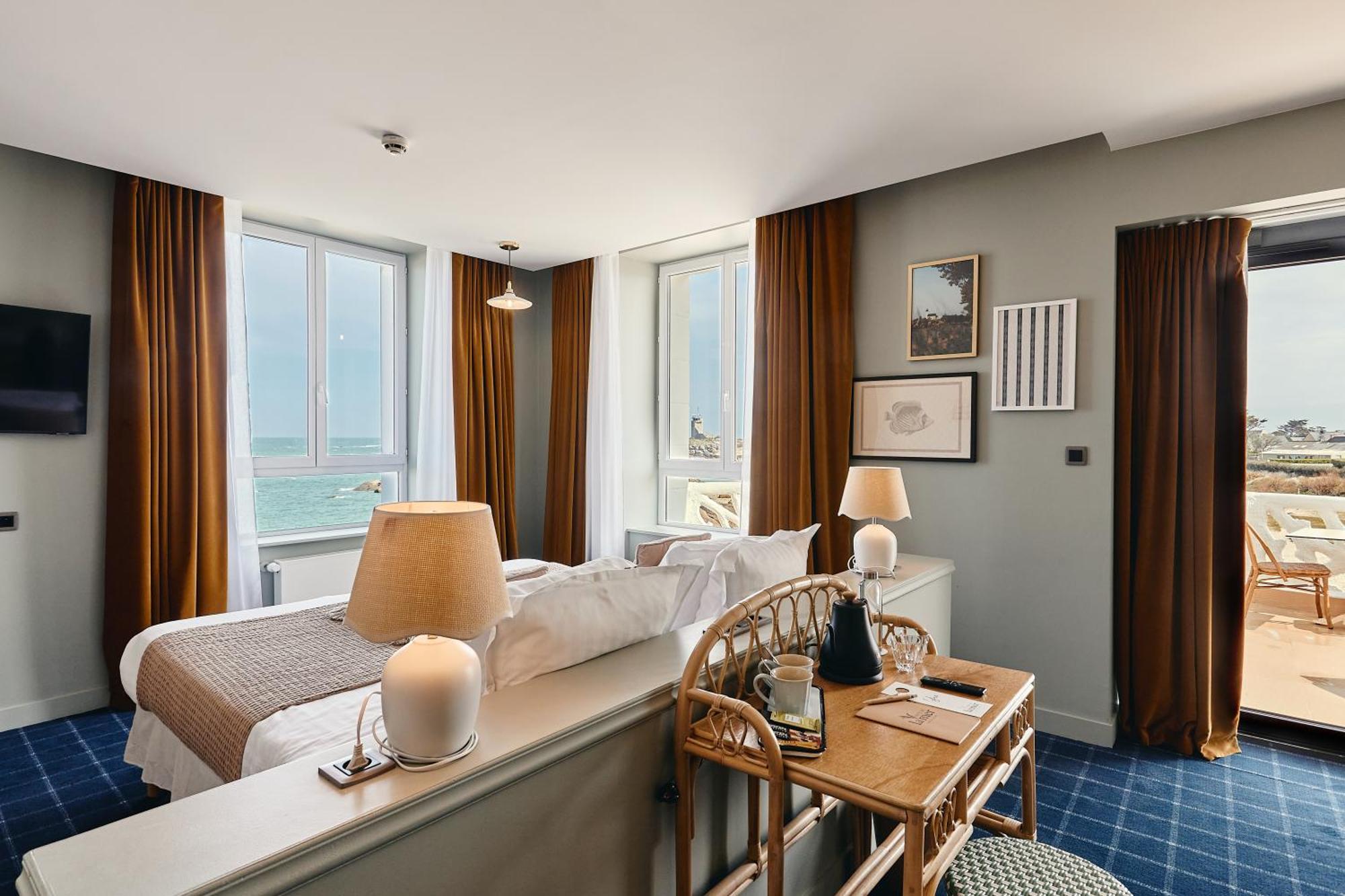 Hotel De La Mer & Spa 브리뇨강-플라주 외부 사진